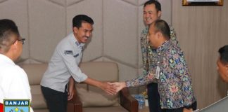 Bahas proyek renovasi Stadion Demang Lehman, BPPW Kalsel dan Bupati Banjar bertemu di Martapura