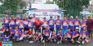 Wakil Bupati Said Idrus meresmikan Sekolah Tenis Albasia, berharap akan lahir bibit petenis handal