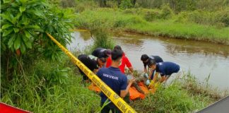 Sosok mayat lelaki ditemukan mengapung di Embung Lukodat, ada luka tusuk dan sayatan