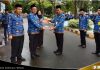 Setda HM Hilman menjadi pembina upacara apel HKN dilingkup Pemkab Banjar
