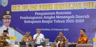 Bappedalitbang gelar kegiatan konsultasi publik penyusunan RPJMD Kabupaten Banjar 2025-2029