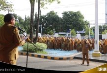 Di apel senin pagi, Setda Banjar sampaikan capaian IKM RSUD Ratu Zalecha Martapura