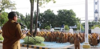 Di apel senin pagi, Setda Banjar sampaikan capaian IKM RSUD Ratu Zalecha Martapura