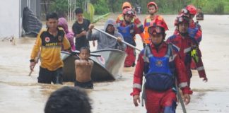 18 desa di Kabupaten Banjar terendam, usai diguyur hujan selama 18 jam