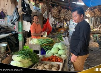 Jaga stok dan ketersediaan bahan pokok, Polres Banjar monitoring di Pasar Thaibah