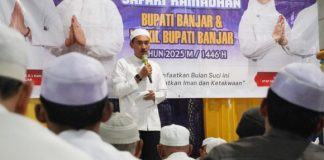 Safari Ramadhan di Desa Sungai Tabuk , ini pesan bupati Banjar Saidi Mansyur