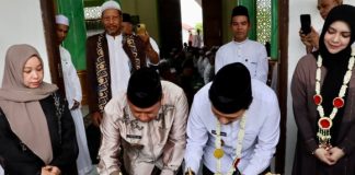 Rangkaian safari ramadhan 1446 H di Batola, Wagub Kalsel resmikan Masjid Jami Nurul Arafah Desa Beringin