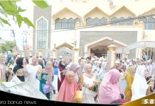 Masjid Jami Pemurus Dalam gelar sholat Idul Fitri 1446 H pada Senin 31 Maret 2025