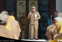 Usai libur panjang, bupati Bahrul Ilmi Halal Bihalal dengan ASN dilingkup Pemkab Batola