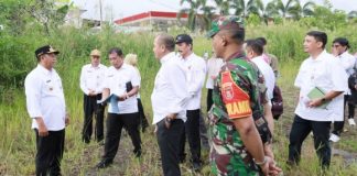 Bupati Bahrul Ilmi tinjau lokasi pembangunan puskesmas di Anjir Muara