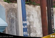 Diskominfo Banjarbaru akui pengadaan tiang jaringan belum rampung 100 persen 200 batang masih tersimpan, kondisinya ada yang ‘berkarat’