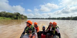 Pencarian korban kapal terbalik di Sungai Kahayan, berlanjut
