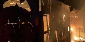 Kebakaran hanguskan rumah kontrakan di Sekumpul, Martapura