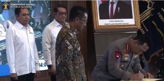 Kemenkumham Kalsel Ikuti Penandatanganan Nota Kesepahaman Virtual untuk Indonesia Emas 2045