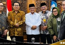 Ketum Firdaus bersama Pengurus SMSI Pusat audiensi dengan Mendikdasmen Abdul Mu’ti