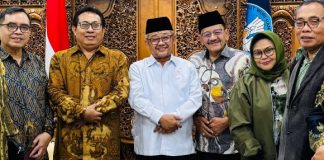 Ketum Firdaus bersama Pengurus SMSI Pusat audiensi dengan Mendikdasmen Abdul Mu’ti