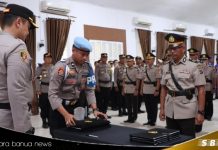 Sembilan Pejabat Utama Polres Batola berganti