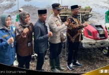 Bupati Barito Kuala : Tanam padi perdana di Jejangkit, Upaya penguatan ketahanan pangan di Batola