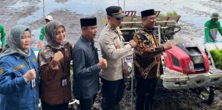 Bupati Barito Kuala : Tanam padi perdana di Jejangkit, Upaya penguatan ketahanan pangan di Batola