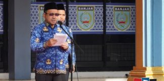 Setda Banjar HM.Hilman pimpin apel kesadaran nasional