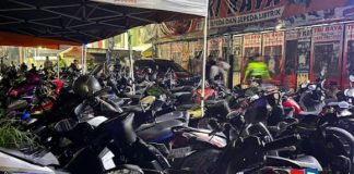 Polresta Banjarmasin razia kendaraan, 85 sepeda motor dan 4 mobil terjaring
