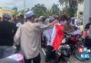 Ribuan bendera Merah Putih dibagikan untuk semarakkan HUT RI ke-80