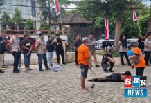Rekonstruksi pembunuhan di Paramasan, tersangka peragakan 43 adegan mutilasi