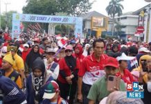 Merdeka Funwalk GKB semarakkan hari kemerdekaan di Banjarmasin