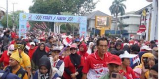 Merdeka Funwalk GKB semarakkan hari kemerdekaan di Banjarmasin