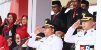 Bupati Batola jadi Inspektur Upacara HUT ke-80 RI di Marabahan