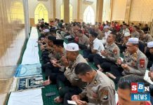 Polres Banjar gelar doa bersama dan sholat ghaib untuk dukung tugas Polda Metro Jaya dan Korps Brimob Polri