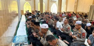 Polres Banjar gelar doa bersama dan sholat ghaib untuk dukung tugas Polda Metro Jaya dan Korps Brimob Polri