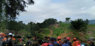 Tim Damkar Banjar turut serta dalam pencarian Helikopter Eastindo Air di Tanah Bumbu