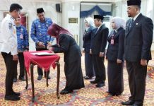Perombakan jabatan tinggi pratama di Kabupaten Banjar, Bupati Saidi Mansyur lantik pejabat baru