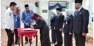 Perombakan jabatan tinggi pratama di Kabupaten Banjar, Bupati Saidi Mansyur lantik pejabat baru