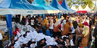 Pasar murah Banjarmasin, ribuan paket sembako diserbu warga