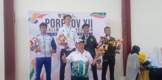 Gulat dan Dayung sumbang emas untuk Barito Kuala di Porprov XII Kalsel