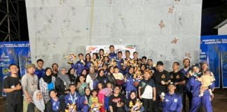 Dominasi Panjat Tebing Tala di hari pertama Porprov Kalsel 2025, borong empat emas!