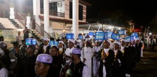 Ribuan santri di Kabupaten Banjar semarakkan Kirab Hari Santri Nasional 2025