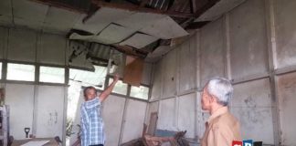 Toilet dan gudang SMPN 5 Belawang terancam roboh, siswa kesulitan akses sanitasi