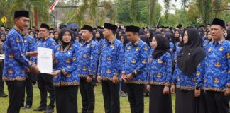 Pemkab Banjar kukuhkan ribuan tenaga honorer jadi PPPK paruh waktu