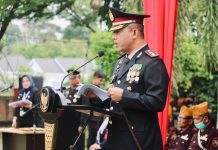 Kapolres Banjar menjadi Inspektur upacara peringatan hari pahlawan nasional di Martapura