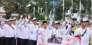 Semangat “Batekang Bi Pun Kan Lawin” menggelora di Porprov XII Kalsel