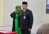 Bupati Saidi Mansyur lantik Yudi Andrea sebagai Setda Banjar