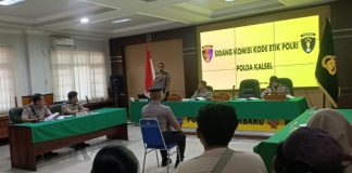 Sidang kode etik Bripda MS, tersangka pembunuhan mahasiswi ULM, digelar terbuka di Mapolres Banjarbaru