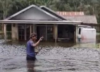 Banjir masih merendam Desa Simpang Lima Kabupaten Banjar, 303 jiwa terdampak dan 52 jiwa mengungsi