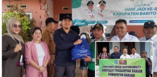 Bantuan senilai Rp 255 juta dari Julong Group bantu korban banjir di Batola dan Banjar