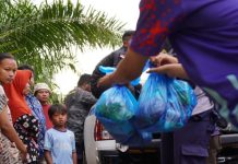 3.500 paket sembako disalurkan ke wilayah terdampak banjir di Cintapuri Darussalam