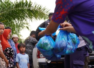 3.500 paket sembako disalurkan ke wilayah terdampak banjir di Cintapuri Darussalam