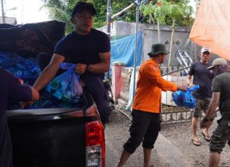 Tiga desa di Martapura terdampak banjir mendapat bantuan logistik dari Pemkab Banjar